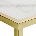 White Marble + Gold