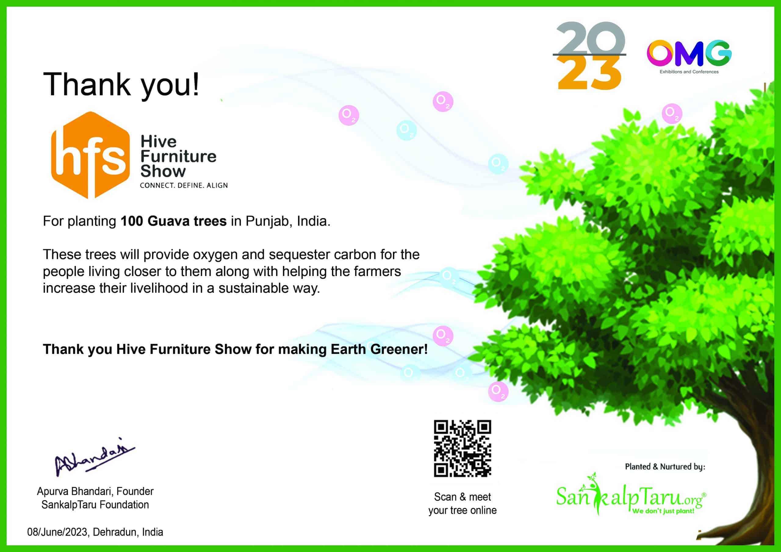 HFS Plant 100 trees